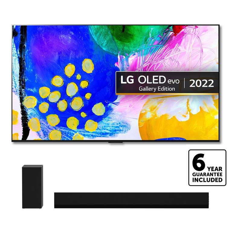 LG 65" OLED Evo 4K TV [OLED65G26LA] + LG Sound Bar GX & 6 Year Guarantee - £1,999 Delivered @ Richer Sounds