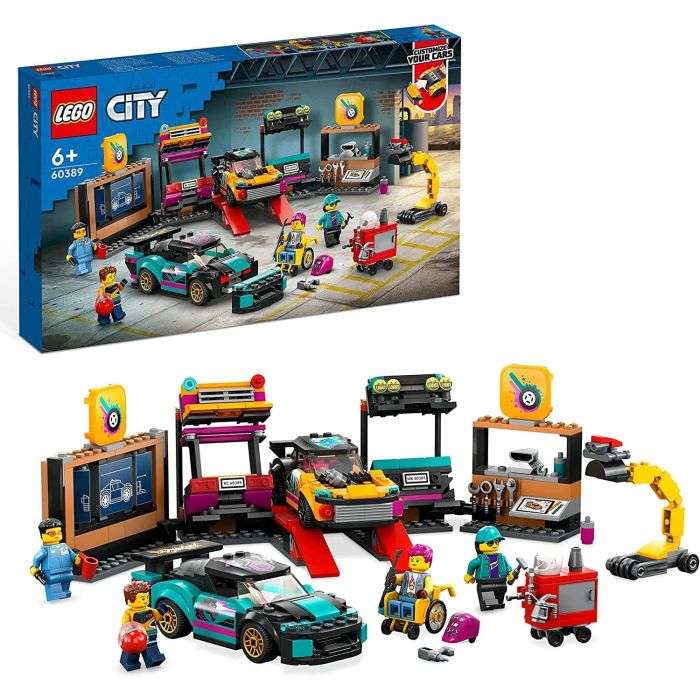 LEGO City 60389 Custom Car Garage Mechanic Set
