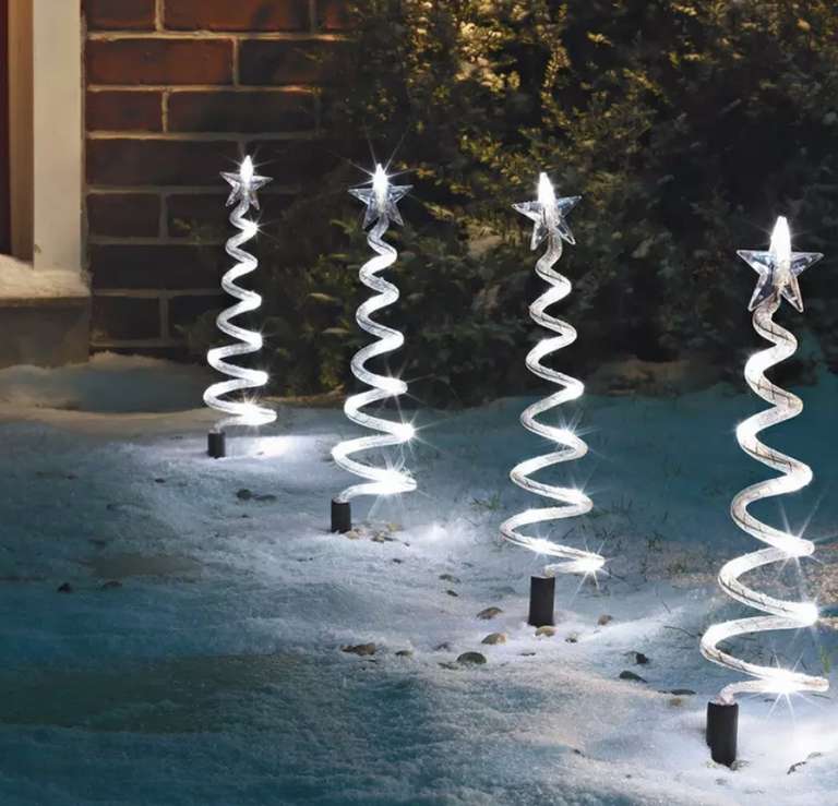 Habitat Set of 4 Christmas Tree Path Finder Lights - White £7.50 free collection in selected stores @ Argos