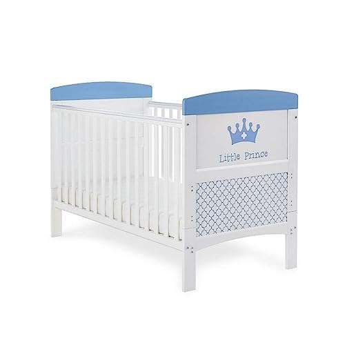 Obaby Grace Inspire Cot Bed, Converts to toddler bed., Little Prince