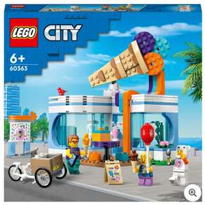 LEGO City 60363 Ice-Cream Shop Playset with Toy Cart Bike