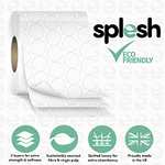 Splesh by Cusheen Toilet Roll Bulk Buy - Eco-Friendly, Soft & Quilted 3-Ply Toilet Roll 72 Rolls £24.50 Sold by Cusheen @ Amazon