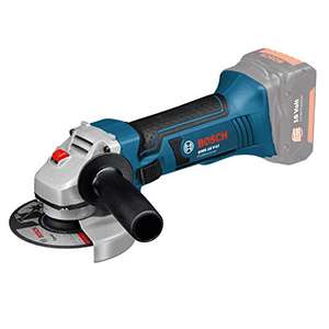 Bosch Professional 060193A300 GWS 18V - LI Cordless Angle Grinder (without Battery and Charger), Navy Blue £77.80 @ Amazon
