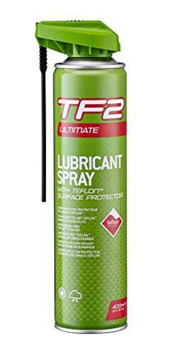 Weldtite Bike Lubricant TF2 Ultimate Smart Spray, Green, 400ml UK