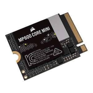 Corsair MP600 CORE MINI 1TB M.2 NVMe PCIe x4 PCIe 4 SSD( M.2 2230 / Steam Deck / Asus Rog Ally and upto to 5000MB/s read + write speeds )