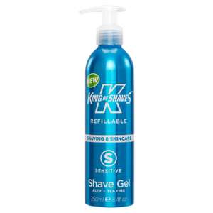 King Of Shaves Refillable Sensitive Shave Gel Aloe And Tea Tree 250ml £2.95 @ Morrisons