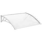 Yaheetech Front Door Canopy Outdoor Awning, Window Garden Canopy Patio Porch Awning, Rain Shelter Cover, 100 x 80 cm Sold by Yaheetech UK