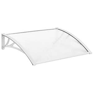 Yaheetech Front Door Canopy Outdoor Awning, Window Garden Canopy Patio Porch Awning, Rain Shelter Cover, 100 x 80 cm Sold by Yaheetech UK