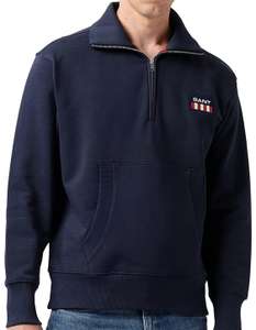 GANT Men's Pullover Sweater - blue and sizes S/L/XL only (currently out of stock) - £48 @ Amazon