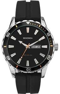 Sekonda Unisex-Adult Analogue Classic Quartz Watch with Rubber Strap 1351.27 - £17.99 Amazon