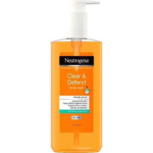 Neutrogena Clear & Defend Facial Wash 200ML - £2.99 with click & collect @ Superdrug