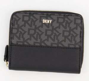 DKNY Black Velita Small Zip Around Purse - Various Colours + £1.99 C&C