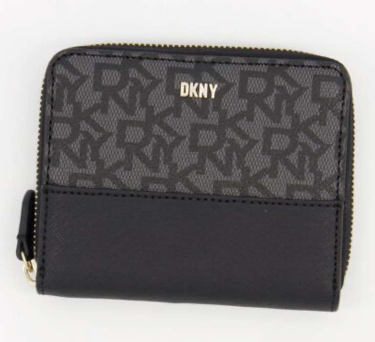 DKNY Black Velita Small Zip Around Purse - Various Colours + £1.99 C&C