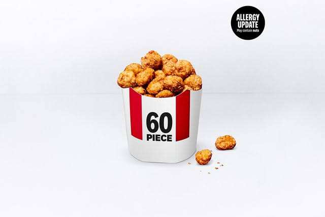 KFC - 60 Pieces Popcorn Bucket (Collection Offer Via App)