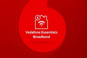 Essentials Fibre Broadband 38mbps For £12 Per Month For 12 Months (For Those On Certain Benefits, Including Jobseekers, DLA etc.) @ Vodafone