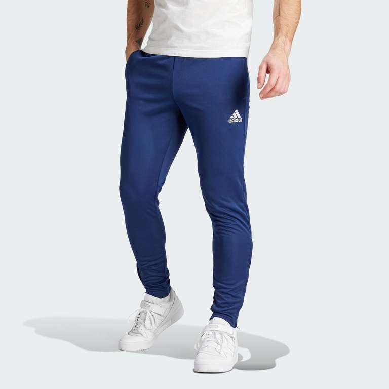adidas Men's Entrada 22 Training Tracksuit Bottoms Pants - Navy Blue