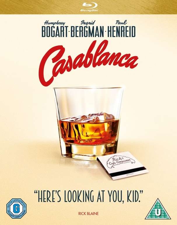 Casablanca HMV Exclusive Blu Ray - £3.99 with code (Free Click & Collect) HMV