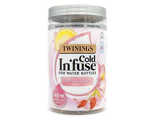 Twinings Cold Infuse Rose Lemonade, New Improved Taste, 72 Teabags (Multipack of 6 x 12 Infusers) £8.82 / £7.94 S&S at Amazon
