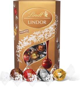 Lindt LINDOR Assorted Chocolate Truffles Box - approx. 48 Balls, 600g - ideal for Sharing and Gifting, - s/s £9.83 @ Amazon