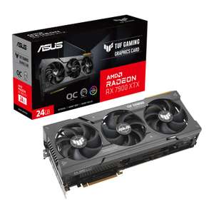 ASUS AMD Radeon RX 7900 XTX TUF GAMING OC Graphics Card (£769.99 after £90 cashback)