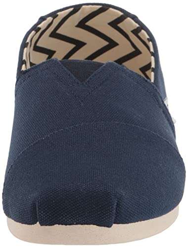 Toms Mens Recycled Cotton Alpargata Loafer Flat (Navy)
