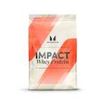 Impact Whey Protein 1kg for £10 + £2.49 delivery with code (31 flavours available)