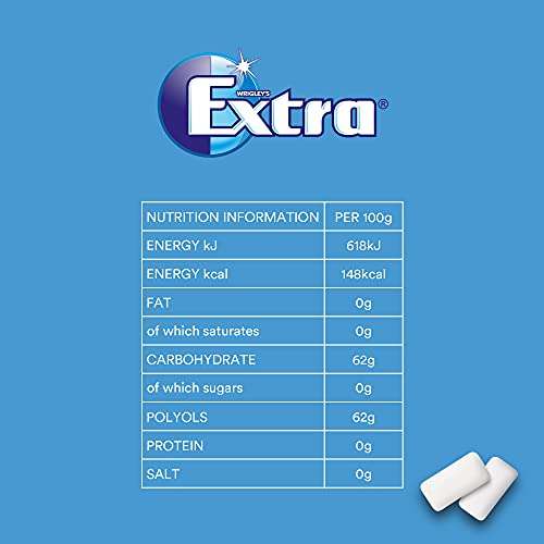 Extra Peppermint Chewing Gum 2-Piece x 150 Chewing Gum Piece £7.99 dispatched by Amazon sold by Three strawberry ltd