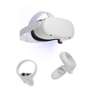 Meta Quest 2, All-In-One Virtual Reality Headset and Controllers, 128GB 2 year guarantee included
