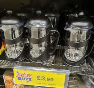 Open Kitchen Glass Cafetiere 600ml - £3.99 Instore @ Home Bargins (Poole)