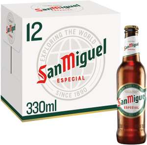 San Miguel Premium Lager, 330 ml (Pack of 12) - £9 @ Amazon