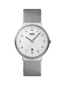 Men’s Braun Stainless Steel Case White Watch with code free C&C