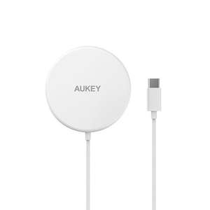 AUKEY LC-A1 Aircore 15W Magnetic Wireless Charger - White - £9.50 @ MyMemory