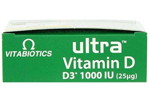 Vitabiotics Ultra Vitamin D3 Tablets 96 Count Pack Of 1 2 70 2 57 Subscribe And Save Amazon Hotukdeals