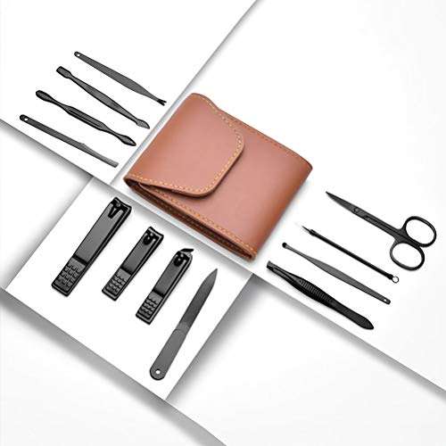 ZHIYE 12 Pcs Nail Clippers Set Stainless Steel Nail Clipper,Professional Nail Scissors Grooming Pedicure Kit Sold by yangyik - FBA