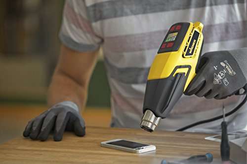 WAGNER Heat Gun Furno 500, max. 600°C, 2000 W, airflow capacity 800 l/min, includes centring and cleaning nozzle, LED display
