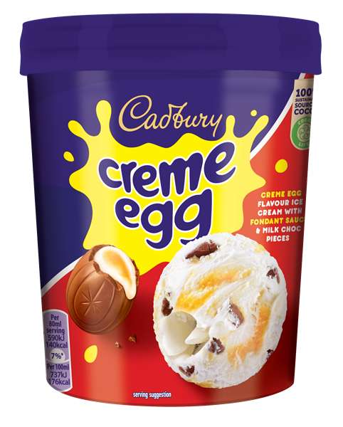 Cadbury's Creme Egg Ice Cream 480ml - £1.08 - Tesco Brooklands