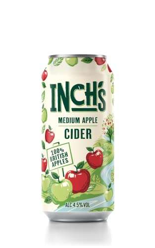 Inch's Apple Cider 24 x 440ML Cans - £21.60 (£20.52 Subscribe and Save) @ Amazon