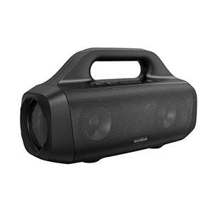 Soundcore Anker Motion Boom: Portable Bluetooth Speaker, Titanium Drivers, B IPX7 Waterproof, 24H Sold by AnkerDirect UK FBA