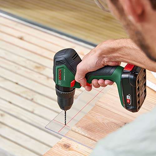 Bosch Cordless Combi Drill 18V-60 (1 battery 2.0 Ah, 18 Volt System, in carrying case)