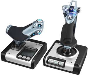 Logitech G Saitek X52 Flight Control System, Controller & Joystick Simulator for PC - Black/Silver £79.99 @ Amazon