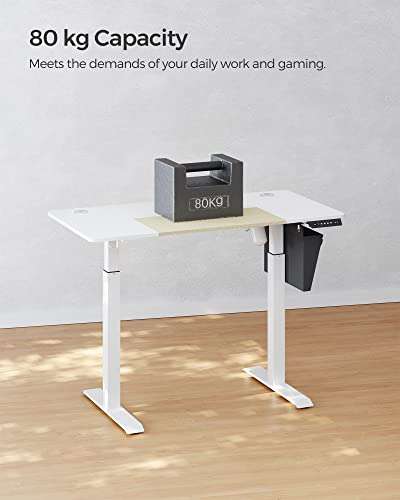 Songmics Electric Height Adjustable 60 x 120 x (72-120) cm Standing Desk W/Voucher - Sold by Songmics Home UK (Prime Exclusive)