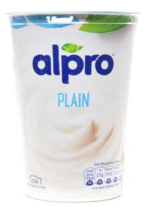 Alpro Plain yoghurt 2 for £2.50 @ Co-operative
