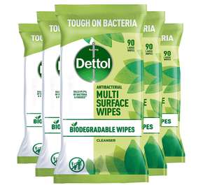 Dettol Wipes Biodegradable Antibacterial Multi Surface Cleaning, 5 Packs £4.99 minimum order 2 Dispatches from Sold by Pennguin UK Amazon
