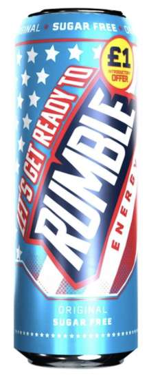 Let's get ready to rumble energy drinks 500ml - Instore (Maltby)