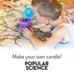 Popular Science Candle Science Kit STEM Science Toys and Gifts for Educational and Fun Experiments - £6.44 @ Amazon