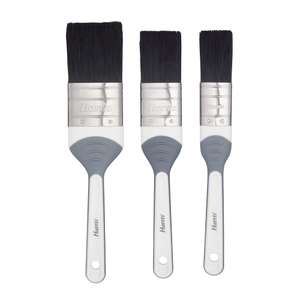 Harris Seriously Good 3 Pack Gloss Flat Brush Set, 1in, 1.5in, 2in