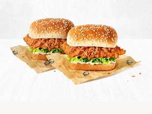 2 Mini Fillet Burgers for £2.99 App Exclusive Deal @ KFC
