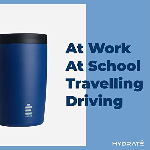 HYDRATE Travel Mugs 340ml at £5.52 with voucher Dispatches from Amazon Sold by Hydrate Bottles