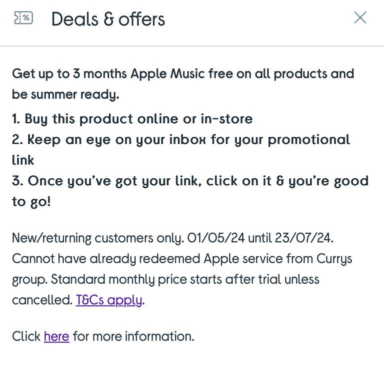 £5 PSN Top Up + Up to 3 months free Apple Music For Eligible Accounts