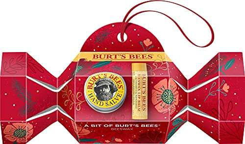 Burt's Bees A Bit of Burt's Bees Christmas Cracker, Original Beeswax Lip Balm and Hand Salve